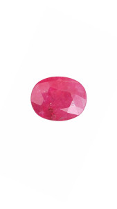 2.75 carats Ruby oval cut From Madagascar